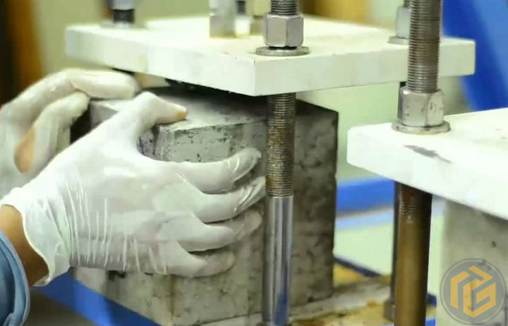 آزمایشگاه ژئوتکنیک خاک ، بتن وجوش