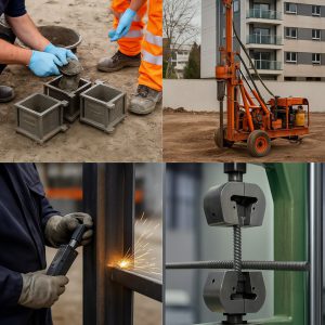 تست، برگه تعهد و آزمایش خاک و مطالعات ژئوتکنیک