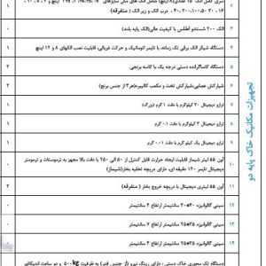 فروش تجهیزات آزمایشگاه مکانیک خاک پایه 2