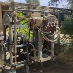 دستگاه حفاری D750 همراه راد و سرمته و ابزار